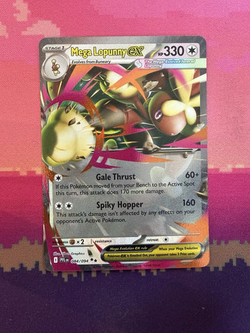Pokemon Card Mega Lopunny ex Phantasmal Flames Double Rare 084/094 Near Mint