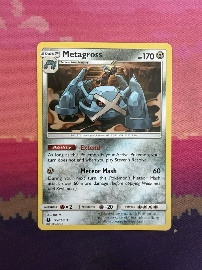 Pokemon Card Metagross Celestial Storm Rare 95/168 Near Mint