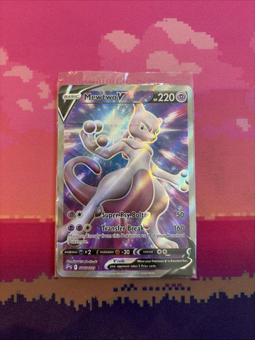 Pokemon Card Mewtwo V Black Star Promo SWSH229 SEALED Near Mint