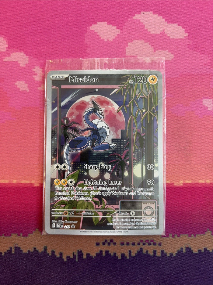 Pokemon Card Miraidon Black Star Promo 013 SEALED Near Mint