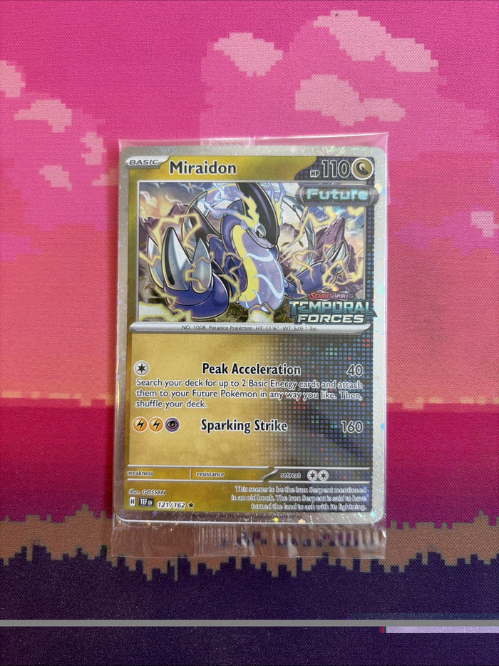 Pokemon Card Miraidon Temporal Forces Rare 121/162 Near Mint