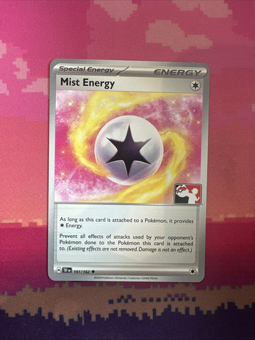 Pokemon Card Mist Energy Temporal Forces Prize Pack Stamp 161/162 Near Mint