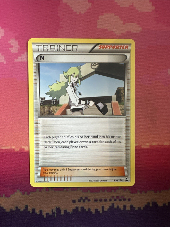Pokemon Card N Black Star Promo BW100 Near Mint