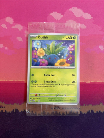 Pokemon Card Oddish Black Star Promo 102 SEALED Near Mint