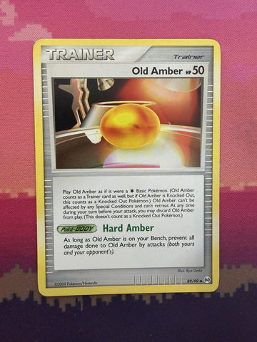 Pokemon Card Old Amber Arceus 89/99 Near Mint