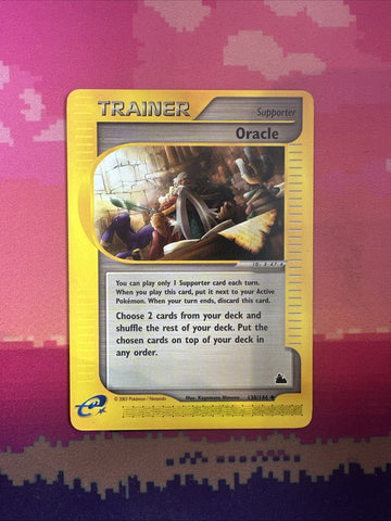 Pokemon Card Oracle Skyridge 138/144 Near Mint
