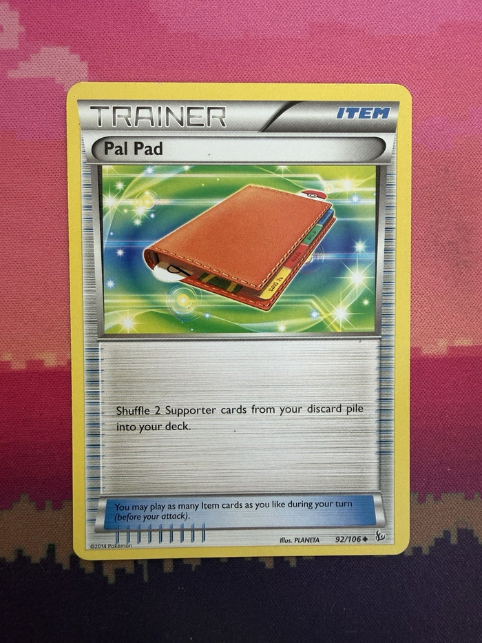 Pokemon Card Pal Pad FlashFire 92/106 Near Mint