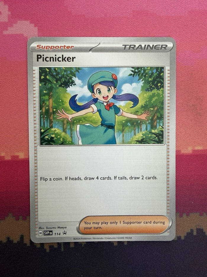 Pokemon Card Picnicker Black Star Promo 114 Near Mint