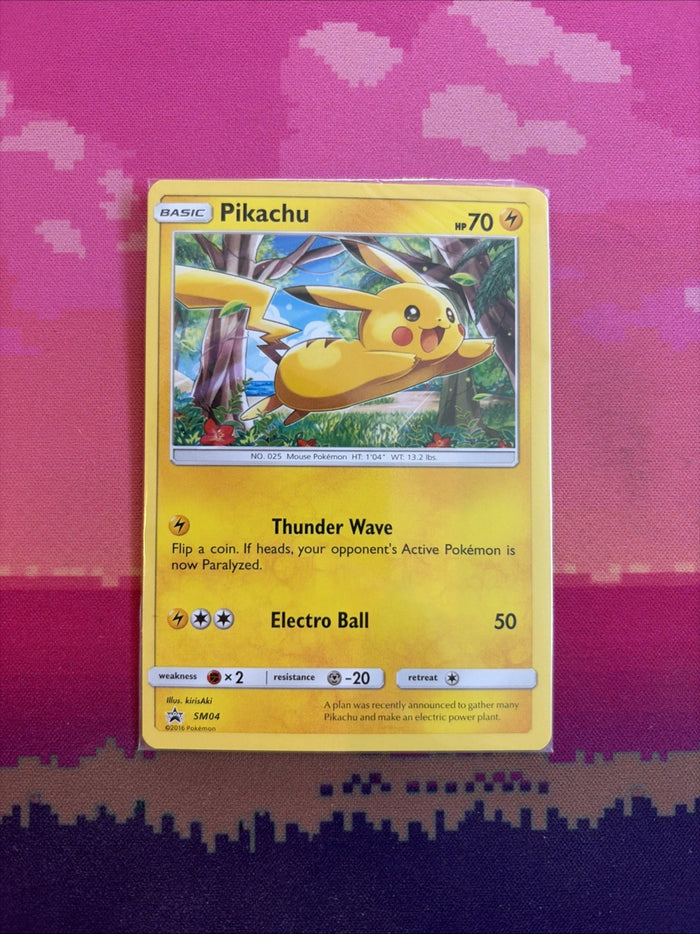 Pokemon Card Pikachu Black Star Promo SM04 SEALED Near Mint