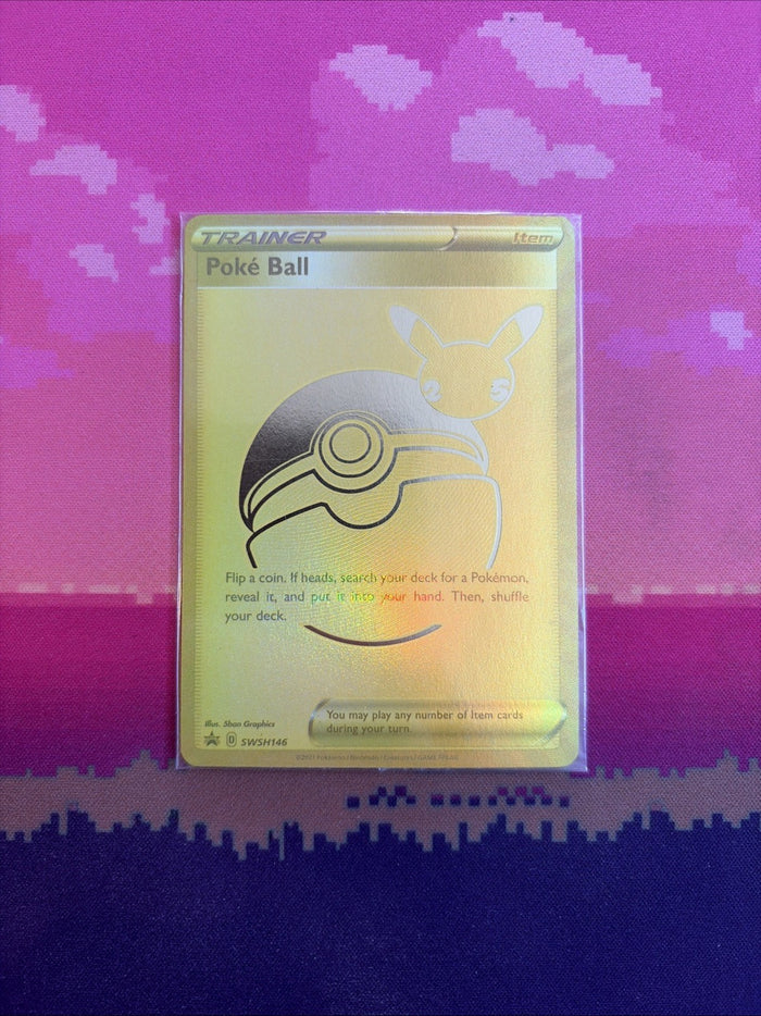 Pokemon Card Poke Ball 25th Anniversary Promo SWSH146 SEALED Near Mint