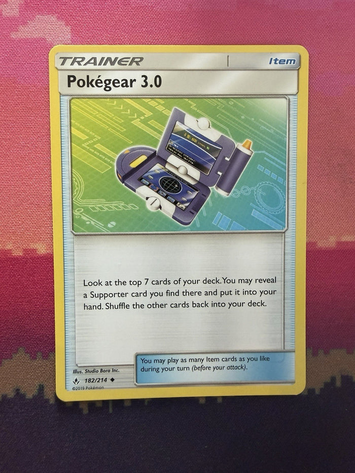 Pokemon Card Pokegear 3.0 Unbroken Bonds 182/214 Near Mint