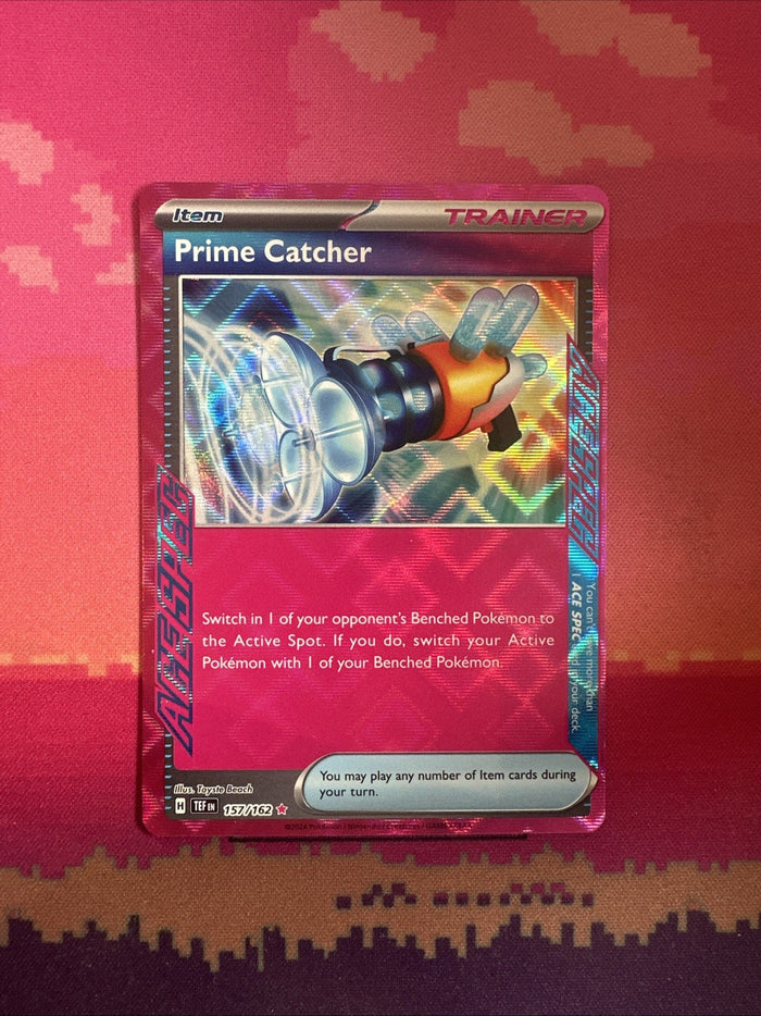 Pokemon Card Prime Catcher Temporal Forces Ace Spec 157/162 Near Mint