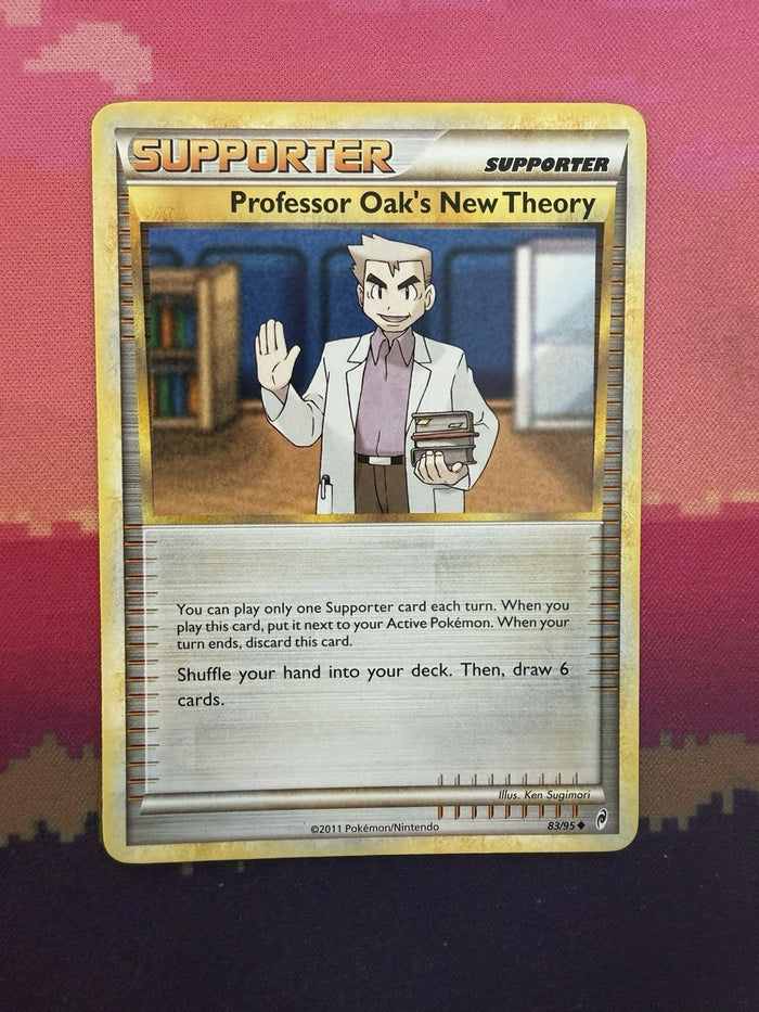 Pokemon Card Professor Oak's New Theory Call of Legends 83/95 Near Mint