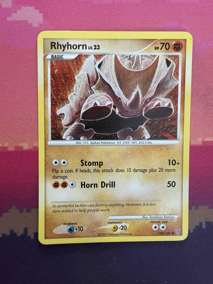 Pokemon Card Rhyhorn Supreme Victors 122/147 Near Mint
