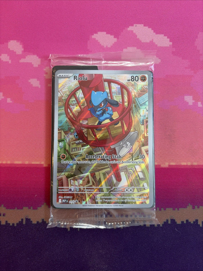 Pokemon Card Riolu Black Star Promo 010 SEALED Near Mint