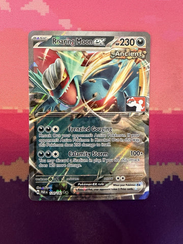 Pokemon Card Roaring Moon EX Paradox Rift Prize Pack 124/182 Near Mint