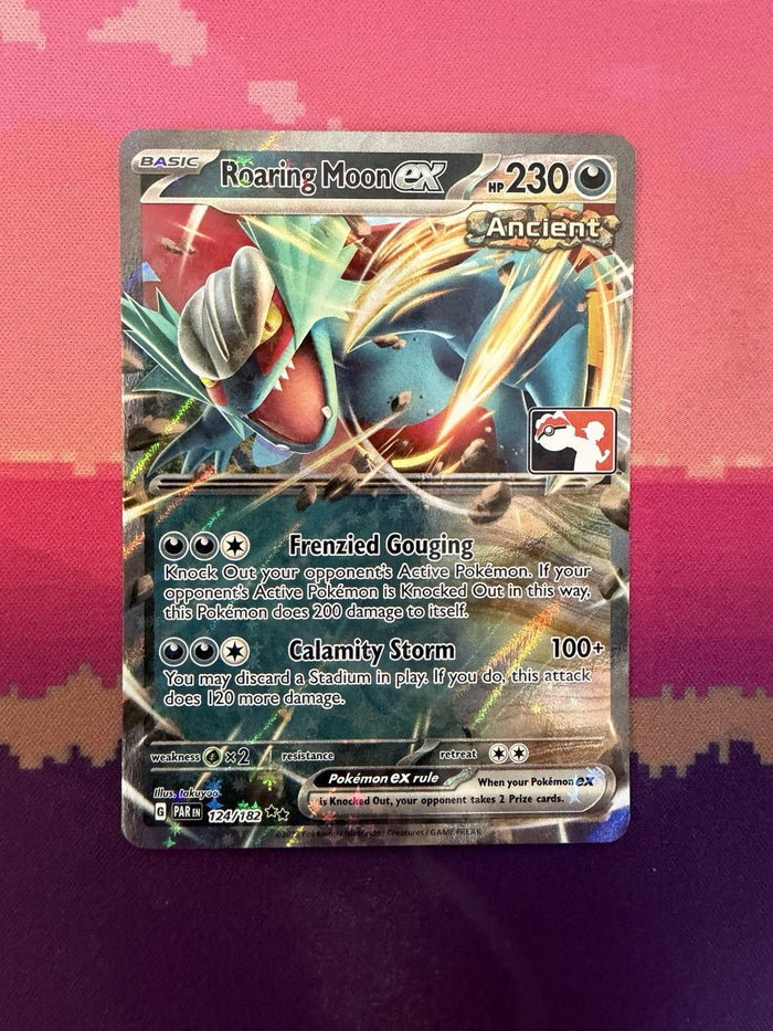 Pokemon Card Roaring Moon EX Paradox Rift Prize Pack 124/182 Near Mint