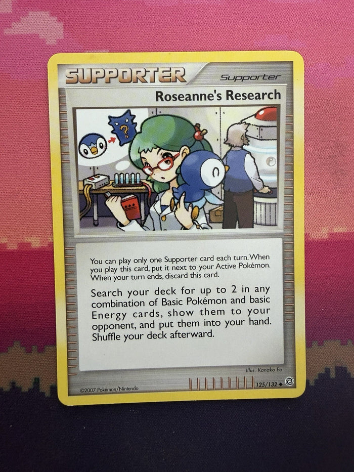 Pokemon Card Roseanne's Research Secret Wonders 125/132 Near Mint