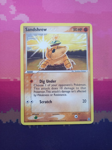 Pokemon Card Sandshrew Delta Species 82/113 Near Mint