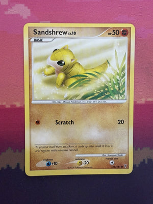 Pokemon Card Sandshrew Supreme Victors 124/147 Near Mint