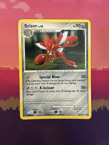 Pokemon Card Scizor Majestic Dawn 29/100 Rare Near Mint