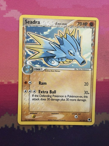 Pokemon Card Seadra Dragon Frontiers 37/101 Near Mint