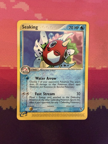 Pokemon Card Seaking EX Ruby & Sapphire Rare 21/109 Near Mint