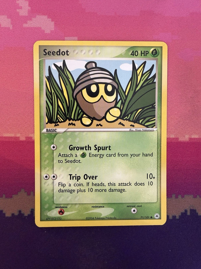 Pokemon Card Seedot EX Hidden Legends Common 71/101 Near Mint
