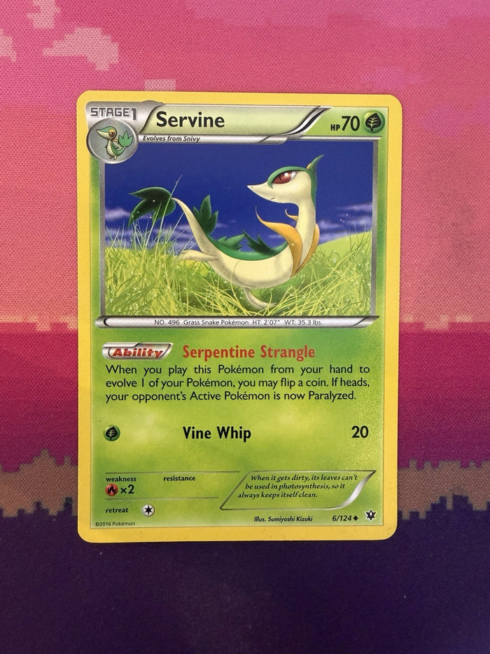 Pokemon Card Servine Fates Collide Uncommon 6/124 Near Mint