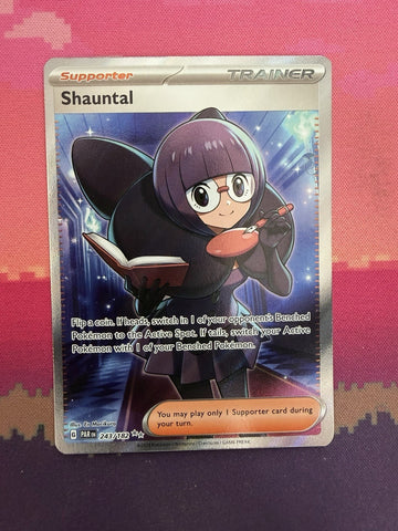 Pokemon Card Shauntal Paradox Rift Ultra Rare 243/182 Near Mint