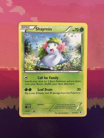 Pokemon Card Shaymin Boundaries Crossed Rare 10/149 Near Mint