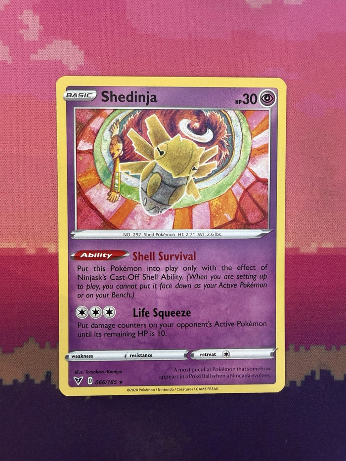Pokemon Card Shedinja Vivid Voltage Rare 066/185 Near Mint