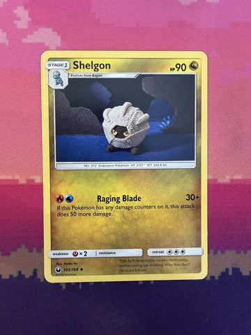Pokemon Card Shelgon Celestial Storm Common 105/168 Near Mint