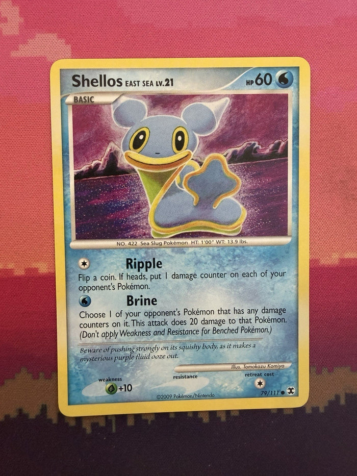 Pokemon Card Shellos Rising Rivals 79/111 Near Mint