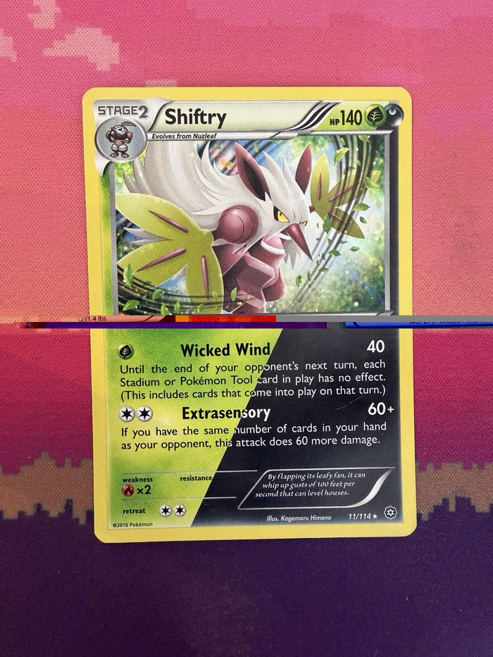 Pokemon Card Shiftry Steam Siege Holo Rare 11/114  Near Mint