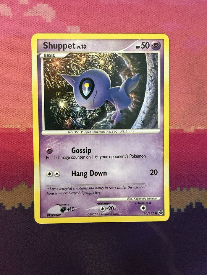 Pokemon Card Shuppet Secret Wonders Common 110/132 Near Mint