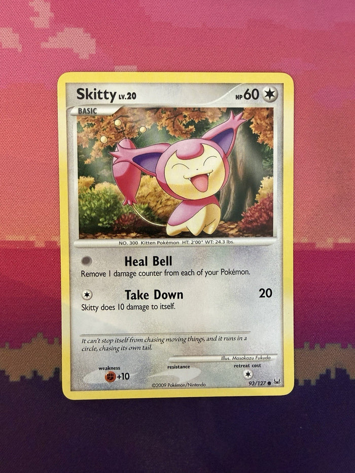 Pokemon Card Skitty Platinum Common 93/127 Near Mint