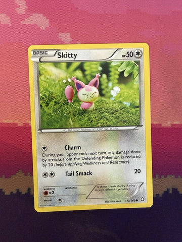 Pokemon Card Skitty Primal Clash Common 113/160 Near Mint