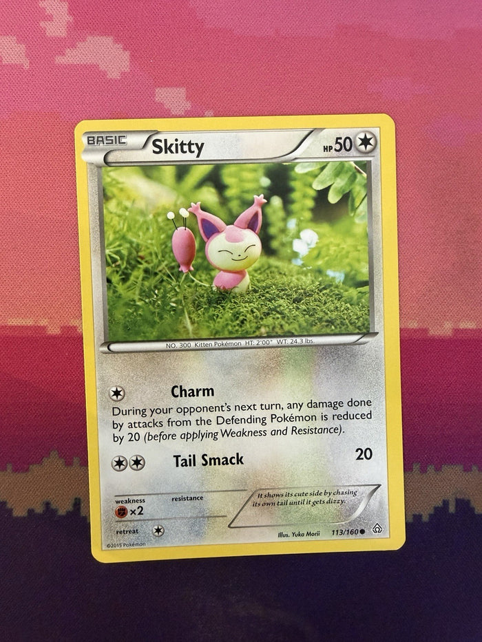 Pokemon Card Skitty Primal Clash Common 113/160 Near Mint