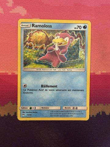 Pokemon Card Slowpoke McDonald's 2019 Holo Promo FRENCH 14/40 Near Mint