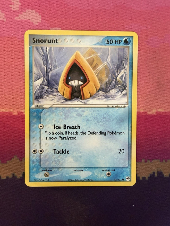Pokemon Card Snorunt EX Hidden Legends Common 73/101 Near Mint