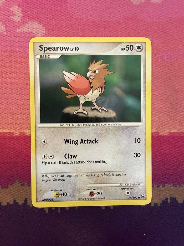 Pokemon Card Spearow Majestic Dawn Common 74/100 Near Mint