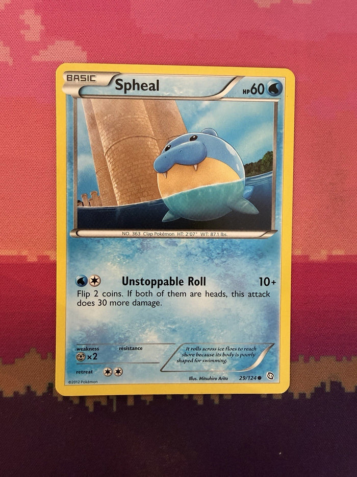 Pokemon Card Spheal Dragons Exalted Common 29/124 Near Mint
