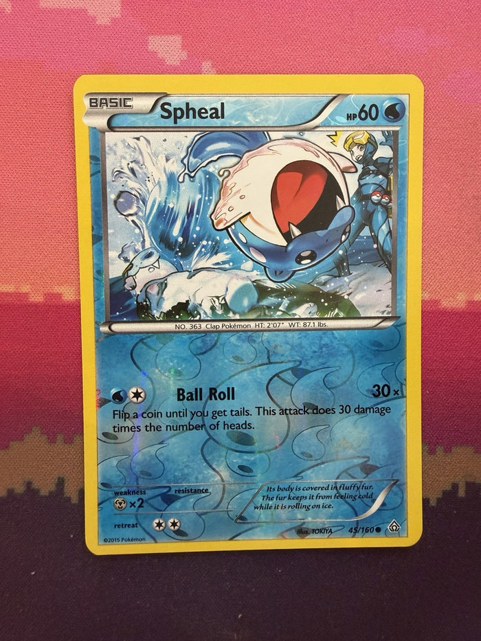 Pokemon Card Spheal Primal Clash Common 45/160 Near Mint