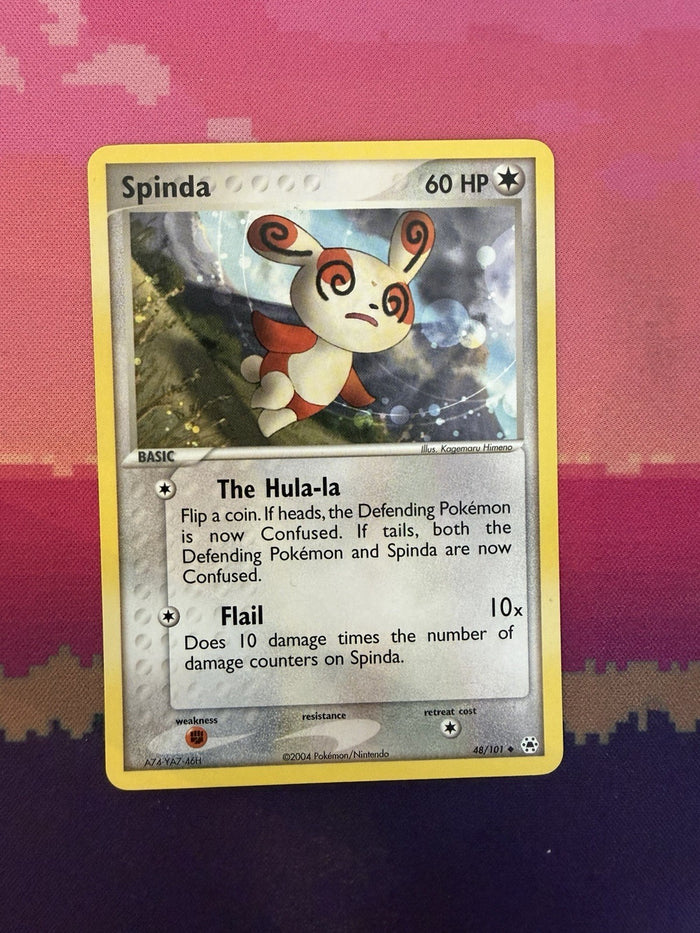 Pokemon Card Spinda EX Hidden Legends Uncommon 48/101 Near Mint