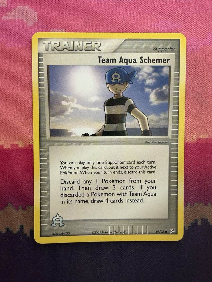 Pokemon Card Team Aqua Schemer Team Magma VS Team Aqua 69/95 Near Mint