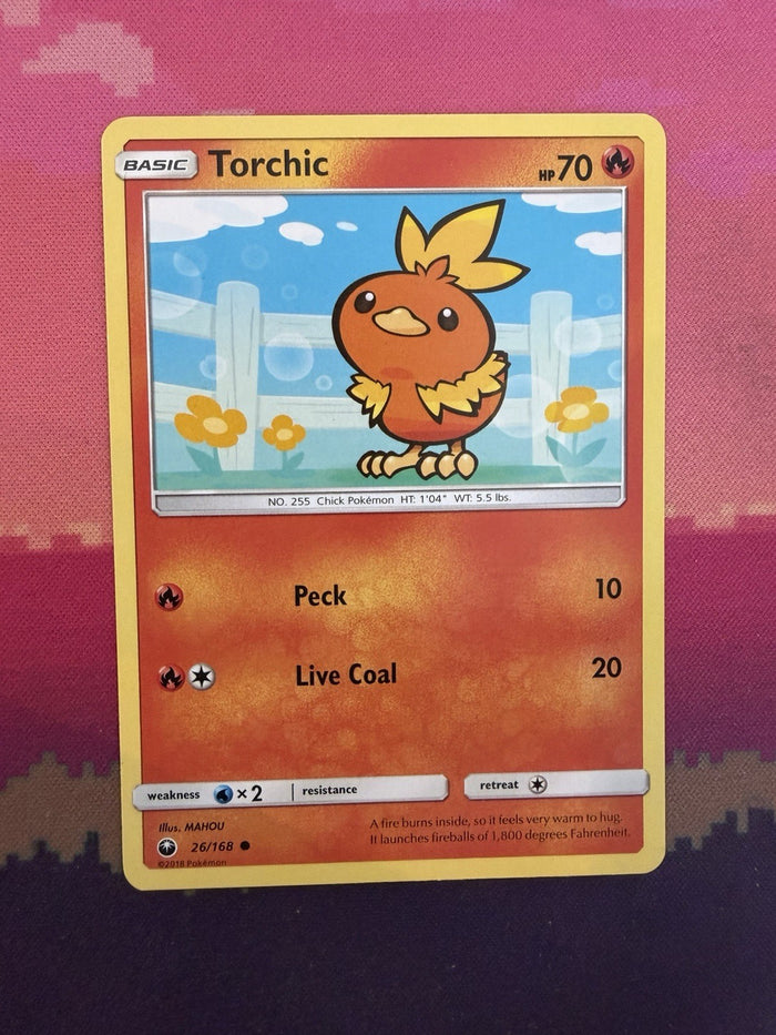 Pokemon Card Torchic Celestial Storm 26/168 Near Mint