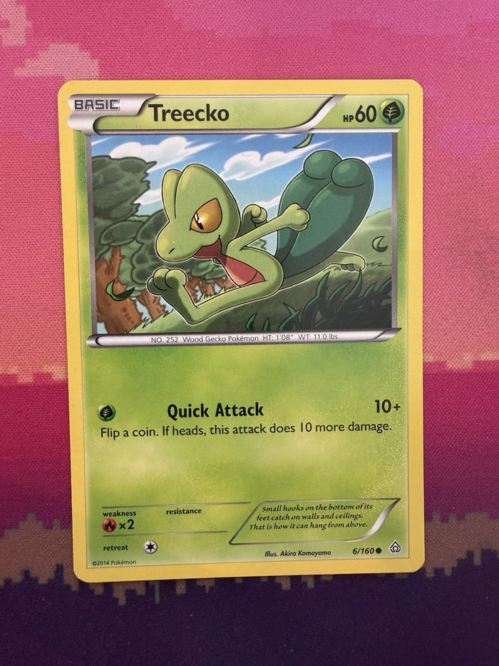 Pokemon Card Treecko Primal Clash 6/160 Near Mint