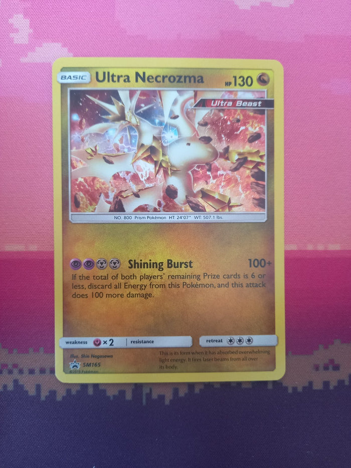 Pokemon Card Ultra Necrozma Sun & Moon Black Star Promo SM165 Near Mint