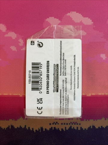 Pokemon Card Umbreon Game Stop Promo STAMPED 130/197 SEALED Near Mint (back)
